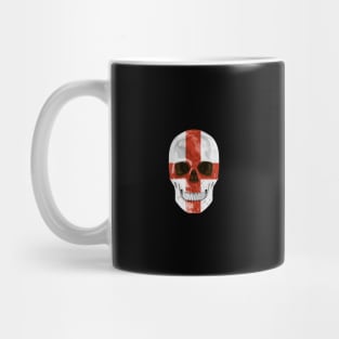 England Flag Skull - Gift for English With Roots From England Mug